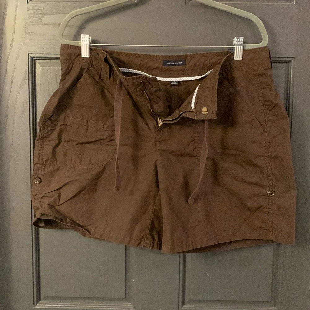 Tommy Hilfiger Dark Brown Women's Cargo Shorts